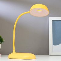 Светильник настольный светодиодный аккумуляторный 220В USB 3Вт Жёлтый картинка 